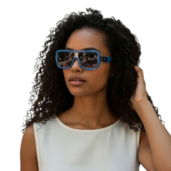 Carrera Accessories - Carrera Blue Shield Sunglasses 62-14-135 Oversized w/ Case & Cloth New